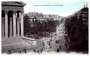 France Paris  boulevard de la Madeleine