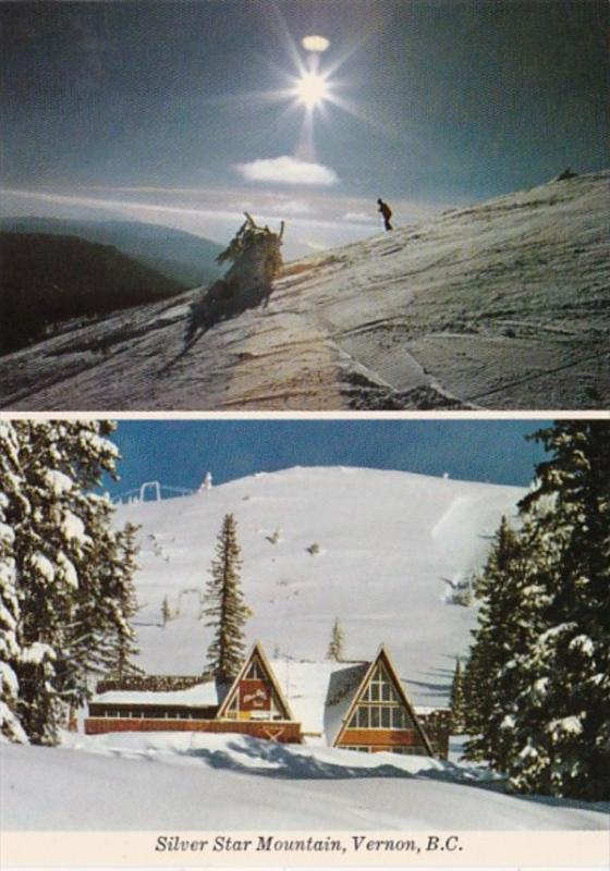 Canada Vernon Silver Star Mountain Ski Slope and Lodge