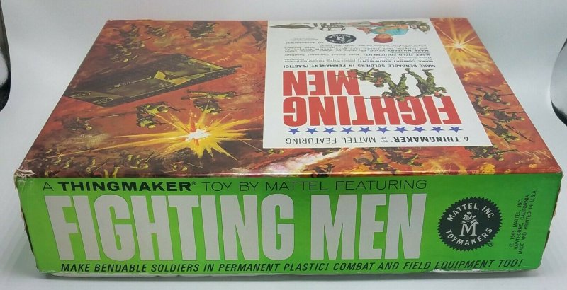 Vintage 1965 Thingmaker Fighting Men Box and Styrofoam Only #4481