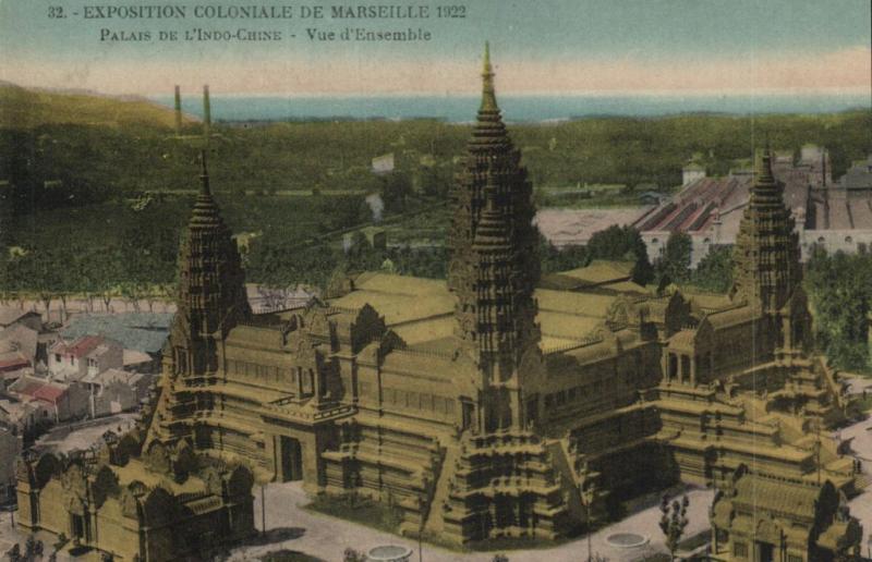 CPA MARSEILLE - EXPO Coloniale 1922 - Palais de l'Indo-Chine (7890)