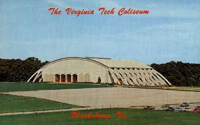 Virginia Tech Coliseum Blacksburg VA Unused