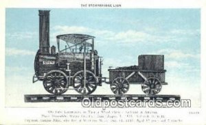 The Strourbridge Lion Trains, Railroads Unused 