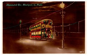 England  Blackpool , Illuminated Trolley