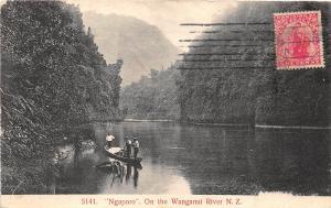 B86197 ngaporo on the wanganui river boat types new zealand