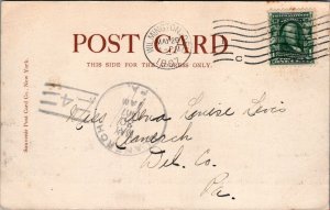 Postcard Country Club Wilmington Delaware DE 1907