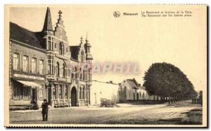 Old Postcard The Newport Boulevard and Place de la Gare