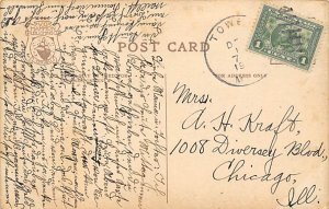 Logging Post Card Load Lumbering Northern Minnesota, USA Postcard 1913