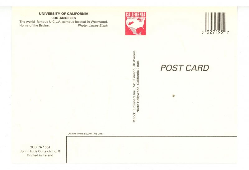 CA - Westwood. UCLA, Aerial View       (4x6)