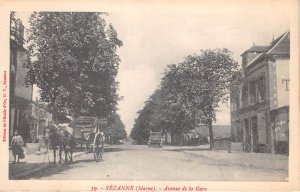 US79 France Champagne Marne Sezanne avenue de la gare