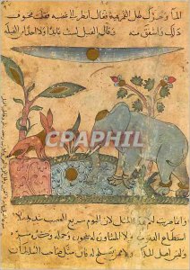 Modern Postcard The elephant and the Hare (Fables Bidpay XIIIS)