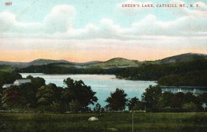 Vintage Postcard Green's Lake Catskill Mountain New York NY A. C. Bosselman Pub.