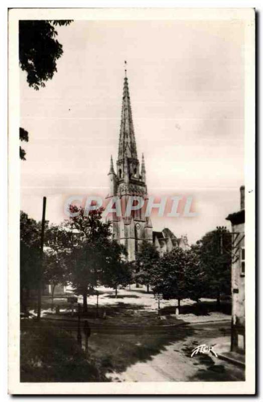 Old Postcard Fontenay Le Comte (Vendee) Note Dame Church Fleche