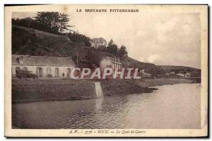 Old Postcard Binic Quai de Courcy