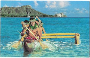 Outrigger Hotels Hawaii Advertising Card Oahu Kauai Maui Big Island Hawaii