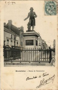 CPA MONTDIDIER statue de Parmentier (808367)