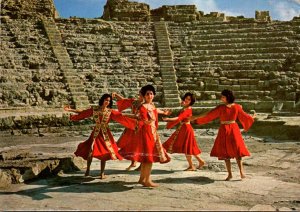 Israel Old and New At Caesarea's Ancient Theatre 1968