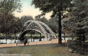 uk13341 suspension bridge bedford uk