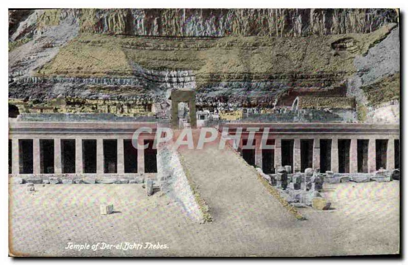 Postcard Ancient Egypt Egypt Temple of Der el Bahri Thebes