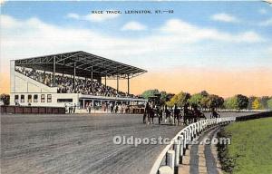 Race Track Trotters Lexington, KY , USA Horse Racing Unused 