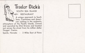 Nevada Sparks Trader Dick's South Sea Island Restaurant sk6728