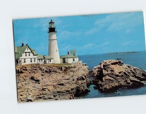 Postcard Portland Head Light, Portland, Maine, USA