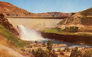 ARROW ROCK DAM Boise Valley, Idaho c1950s Chrome Vintage Postcard