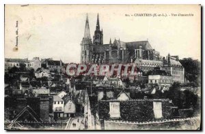 Old Postcard Chartres E and L Overview