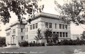 C65/ Greeley Colorado Co Real Photo RPPC Postcard c1950 Junior High School