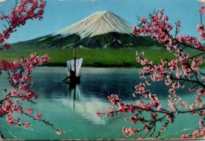 Japan Mount Fuji and Lake Kawaguchi At Springtime 1968