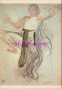 Art Postcard - Auguste Rodin, Danseuse Cambodgienne, Dessin, Mine De.... RR20864