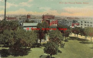 8 Postcards, Topeka Kansas, Library-Post Office-Street Scene-YWCA-Pool