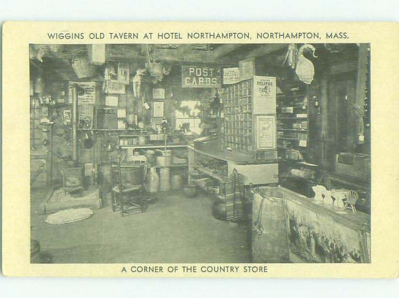 Postcards Sign In To Country Store At Hotel Northampton Massachusetts MA HQ5778