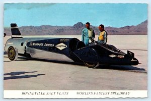 BONNEVILLE SALT FLATS ~ Walt Arfons WINGFOOT EXPRESS Tom Green 4x6 Postcard