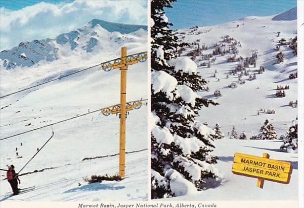 Canada Marmot Basin Skiing Jasper National Park