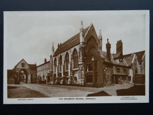 Norfolk NORWICH The Grammar School c1930's RP Postcard by Lilywhite