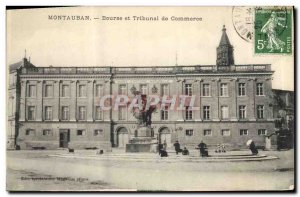 Old Postcard Montauban Exchange and Commercial Court