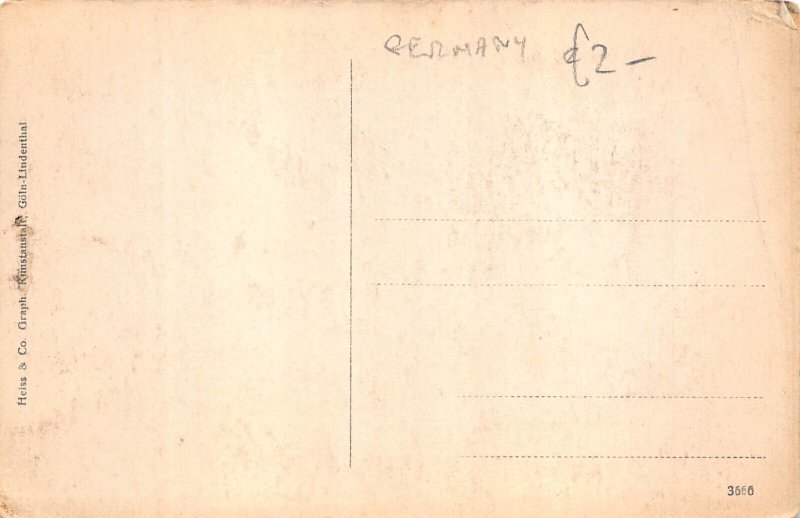 B076 Germany Dueren Rhld Kaserne Barracks vintage postcard