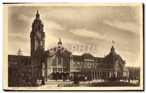 Old Postcard Wiesbaden Hauptbahnhof