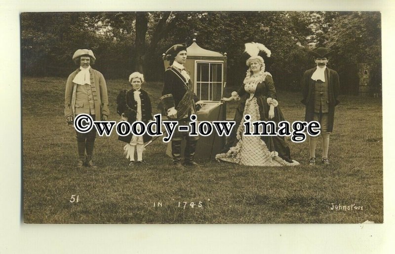 su1811 - Country Historical Pageant Event (c1745) -  postcard 