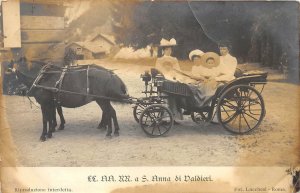 S. ANNA DI DALDIERI ROME ITALY ROYALTY TO USA REAL PHOTO POSTCARD 1907