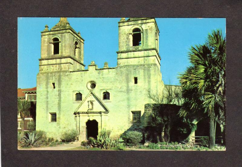 TX Mission La Purisima Conception de Acuna San Antonio Texas Postcard