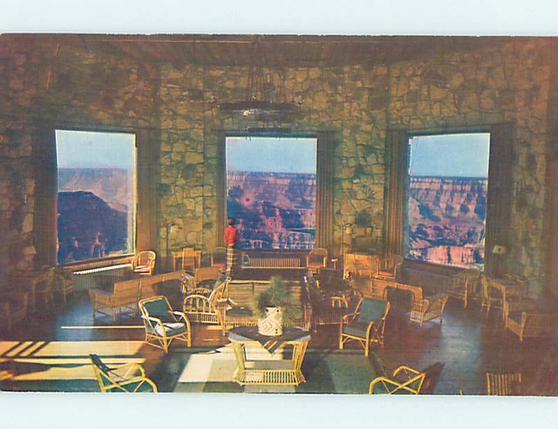 Pre-1980 LODGE SCENE Grand Canyon National Park Arizona AZ AE0514