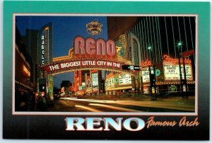 Postcard - Famous Arch of Reno, Nevada