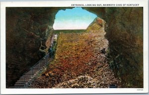 Mammoth Cave National Park Kentucky -  Entrance, Looking out