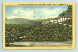 Skyline Inn Blue Ridge Parkway Little Switzerland North Carolina NC Postcard