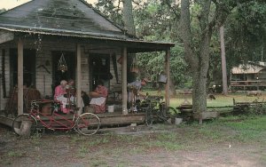 Postcard Country Store Old Turpentine Commissary Pioneer Settle Barberville FL