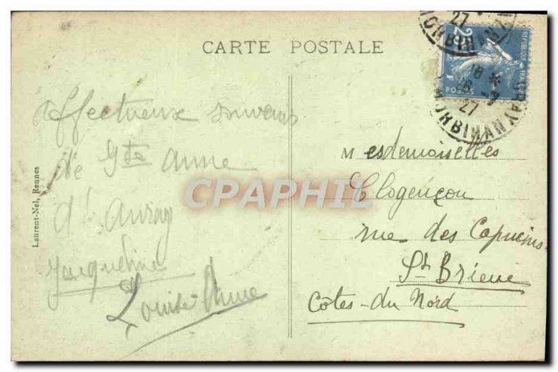 Old Postcard Sainte Anne D & # 39Auray L & # 39Autel privileged