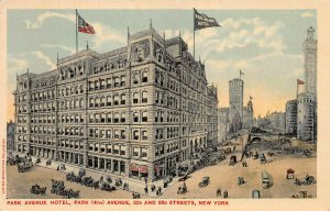 Park Avenue Hotel, Manhattan, New York City, Early Postcard, Unused