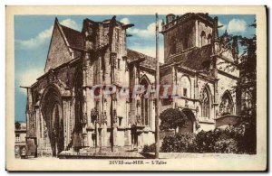 Old Postcard Dives sur Mer The Church