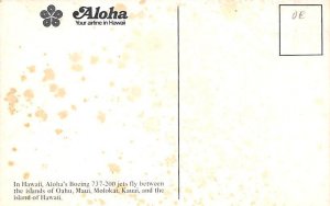 Aloha Hawaii, USA Airplane Unused 